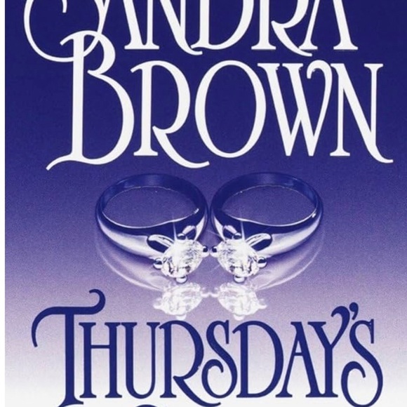 👀4/$25 “Thursday’s Child” by Sandra Brown Funny Romance Novel Hardcover - Picture 3 of 6